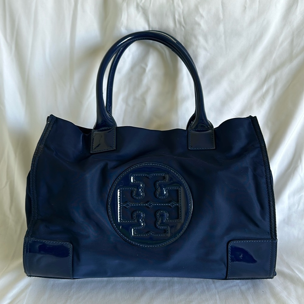 Small Navy Tory Burch Tote